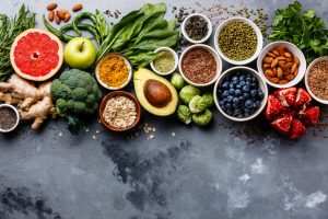 Organic and vegan food
