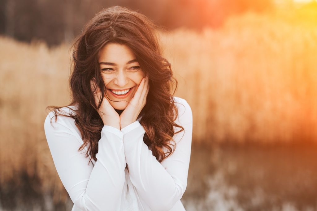 smiling woman