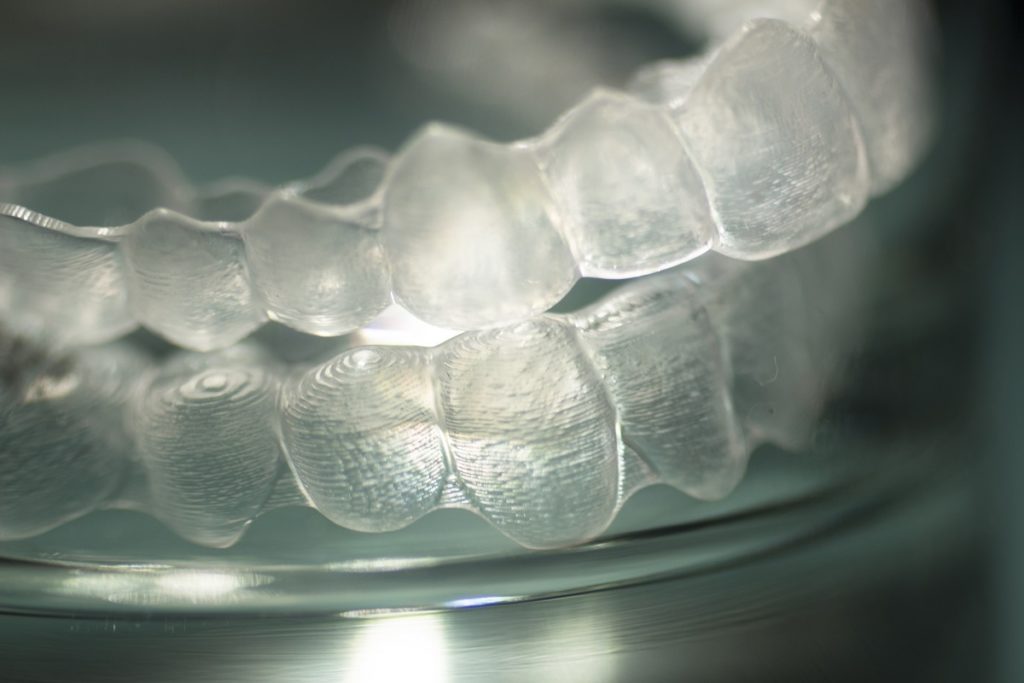 close up of an Invisalign